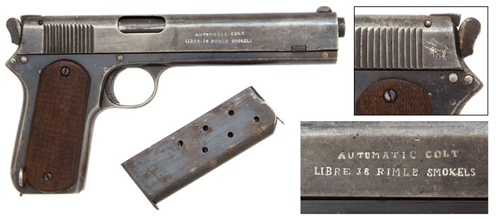 copy of the Colt Model 1900 Sight Safety