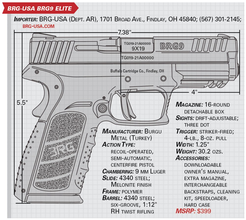 brg-usa Brg9 elite specs