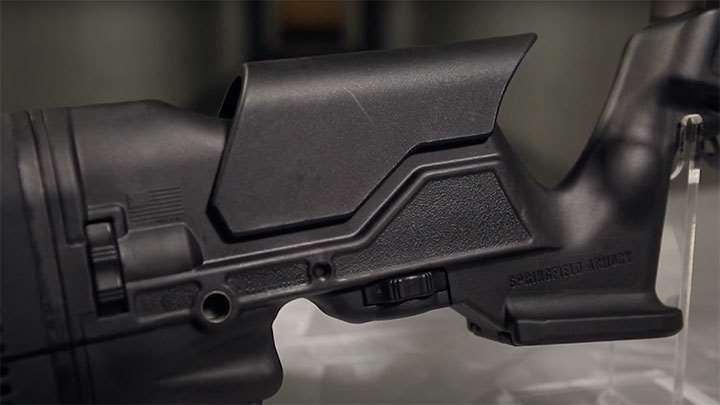The Archangel stock used on the M1A Loaded has an adjustable length-of-pull and comb height.