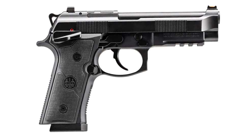 Right side of the all-black Beretta 92GTS