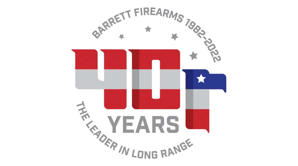 Barrett Firearms Celebrates 40th Anniversary logo