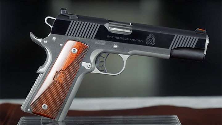 The Springfield Armory Ronin Operator 1911 handgun.