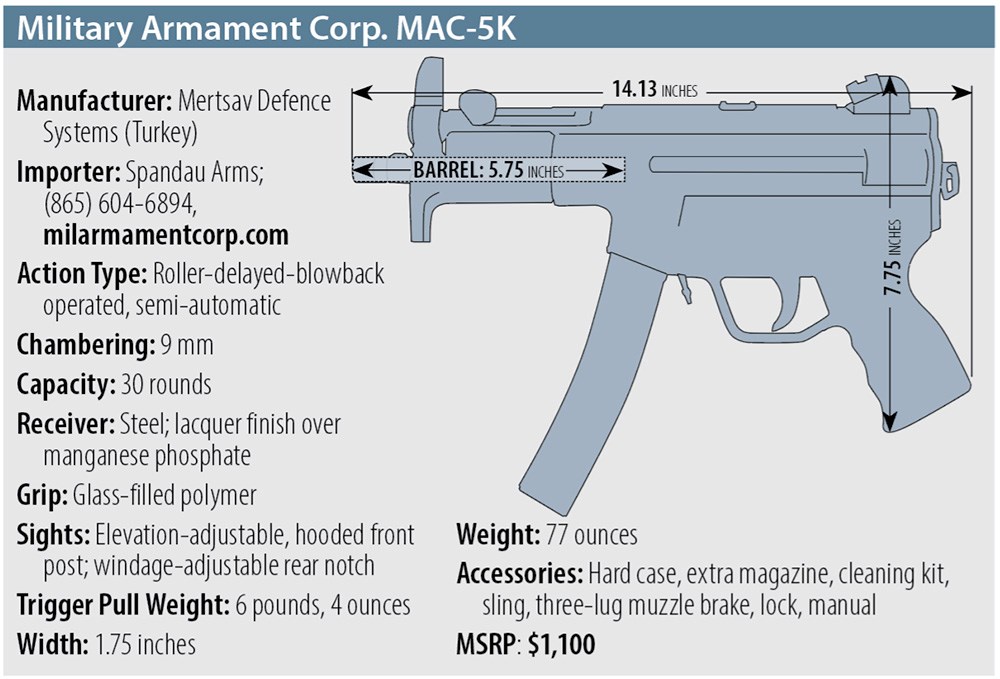 SDS Arms MAC-5K specs