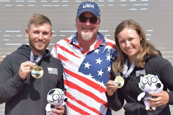 Hancock, Smith Win Skeet Mixed Team Gold At 2023 ISSF World Cup Italy