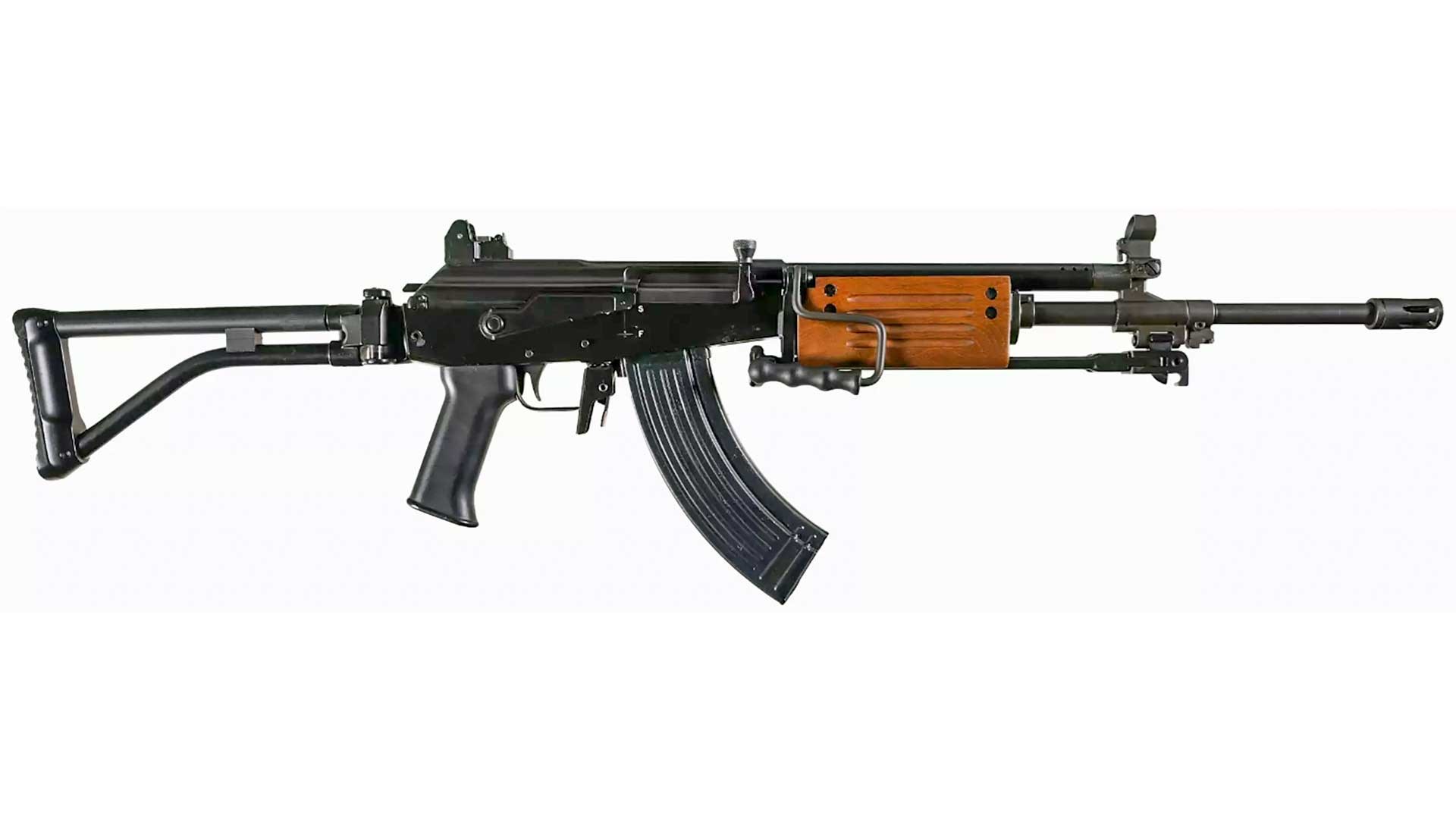 Right side of the Magnum Research-imported Galil rifle.