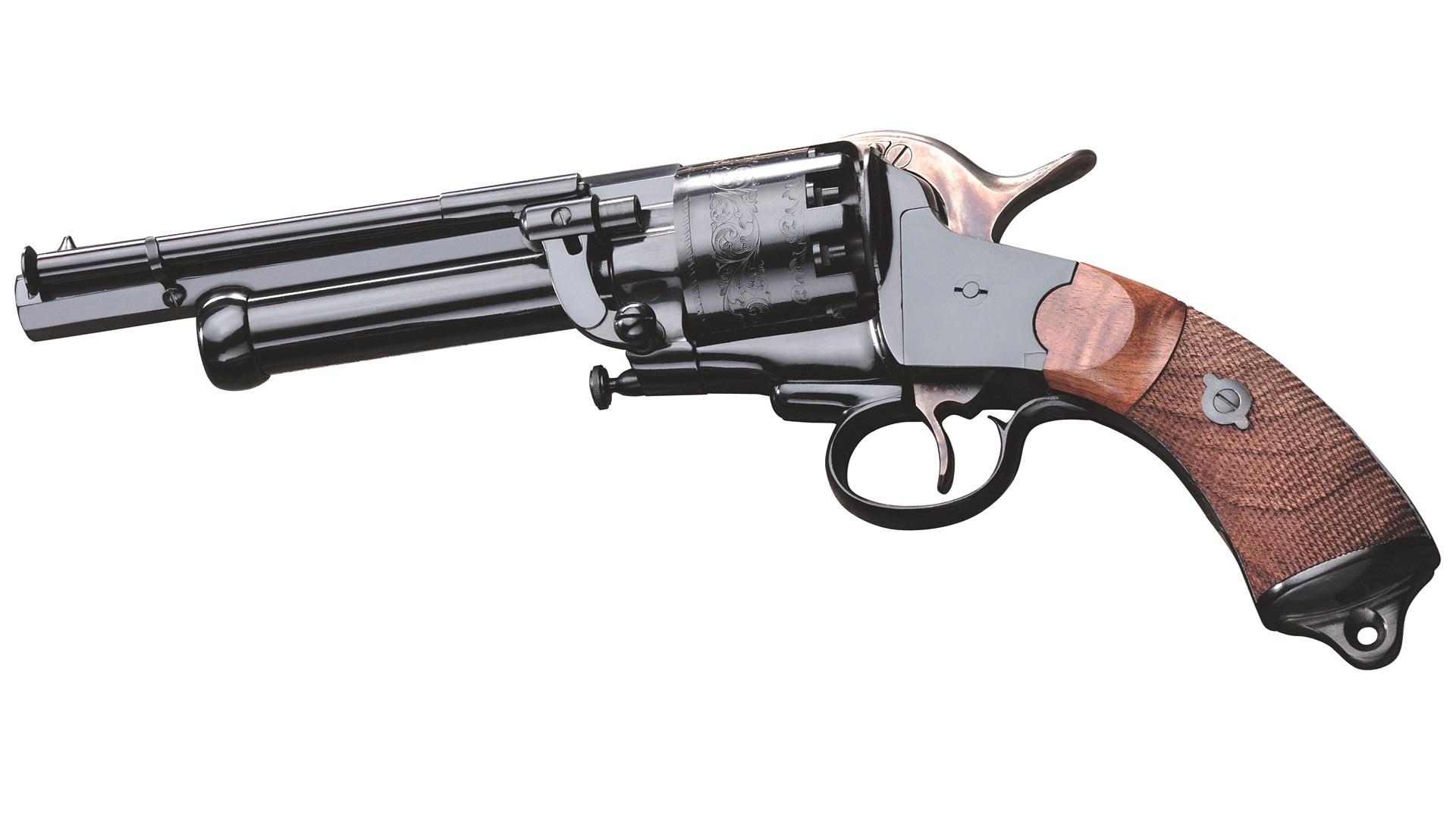 Left side of the Pietta LeMat revolver reproduction.