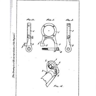 A diagram of the Martin front lens.