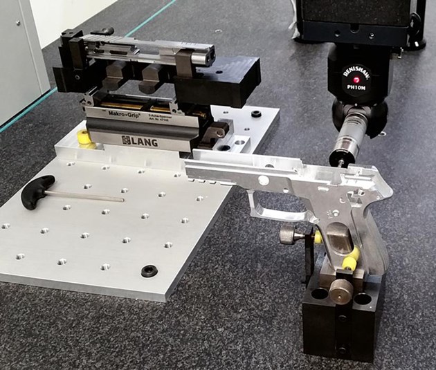 manufacturing engineering testing pistol handgun steel aluminum metal gauge