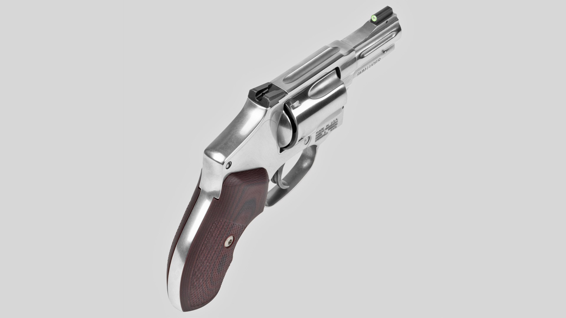 Top view of the Smith & Wesson 940 revolver.