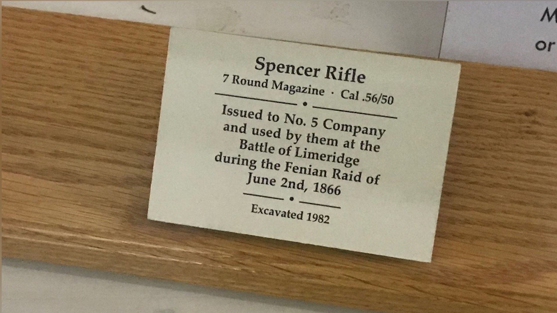 This was the first clue that the Frankenspencer may actually have seen service at the Battle of Ridgeway. Image courtesy of Owen Conner.