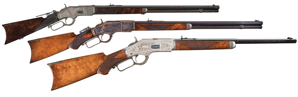 .44-40 Win. rifle, Model 1873 Short Rifle, .38-40 short rifle