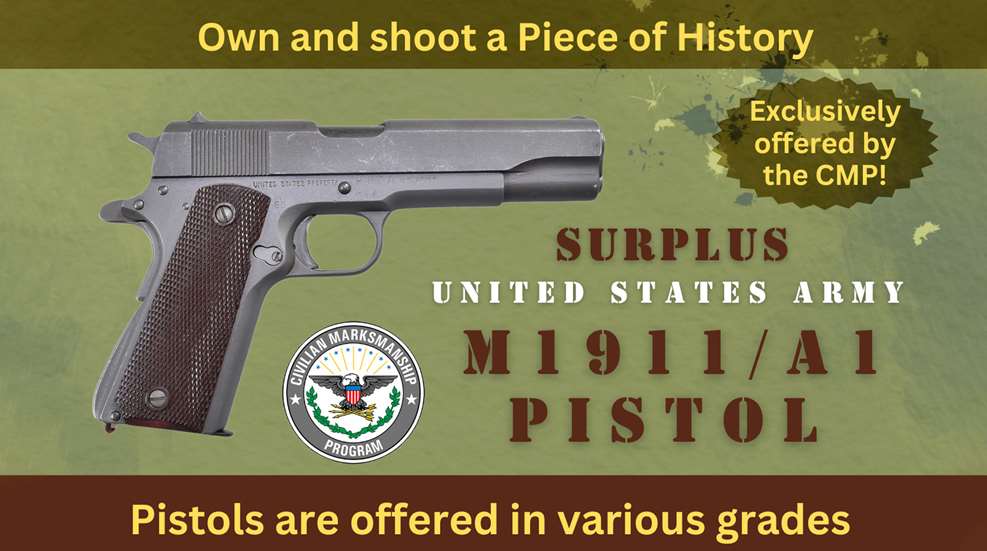 CMP M1911 Pistol Sales