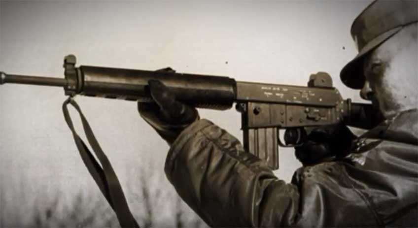 The AR-18 during U.S. military testing in the late-1960s.