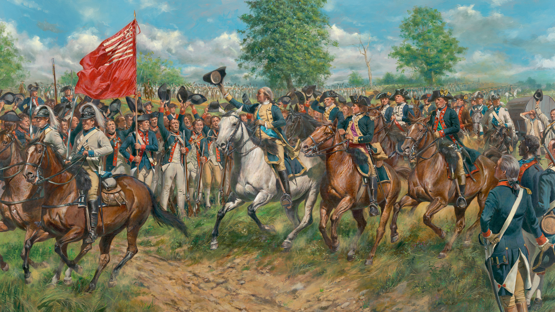 Guns of the American Revolution Illustration