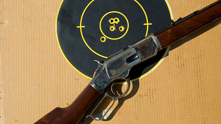 Accuracy results with the Uberti made Winchester Model 1873 chambered in .44-40 WCF.