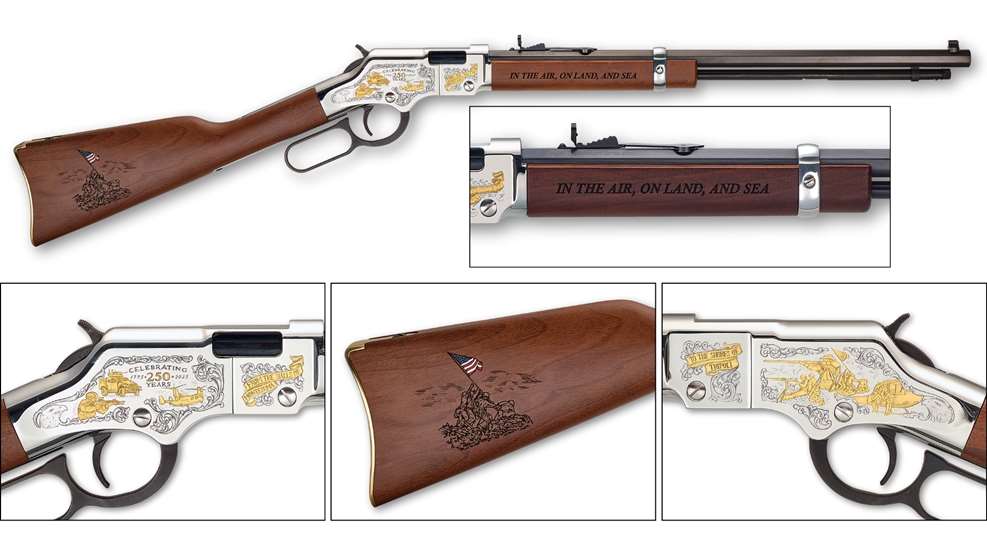 U.S. Marine Corps’ 250th Anniversary Tribute Rifle by Henry rifles embellished lever-action rifle