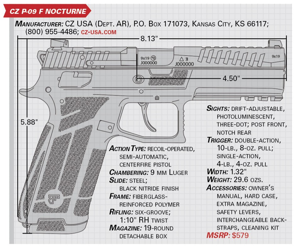 CZ P-09 F Nocturne specs