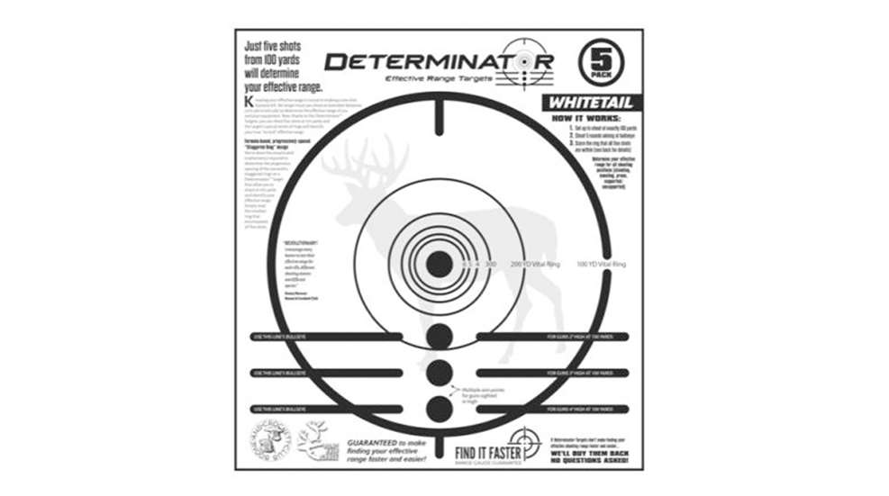 Determinator Effective Range Targets