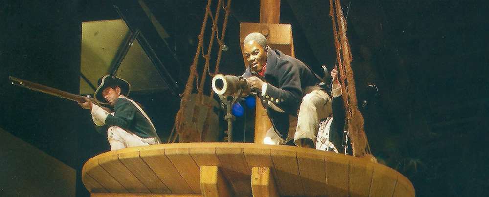 “Fighting Tops” and sweep the upper decks of enemy ships