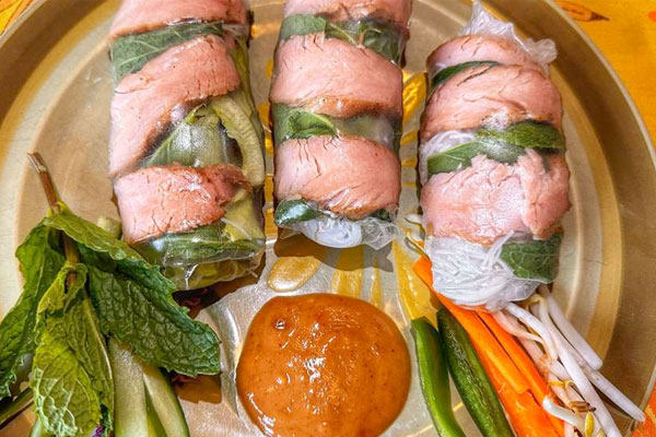 Recipe: Doctored Wild Turkey Spring Rolls
