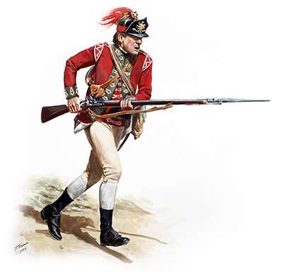 private of the 5th Foot