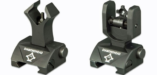 Diamondhead Flip-Up AR-15 Sights