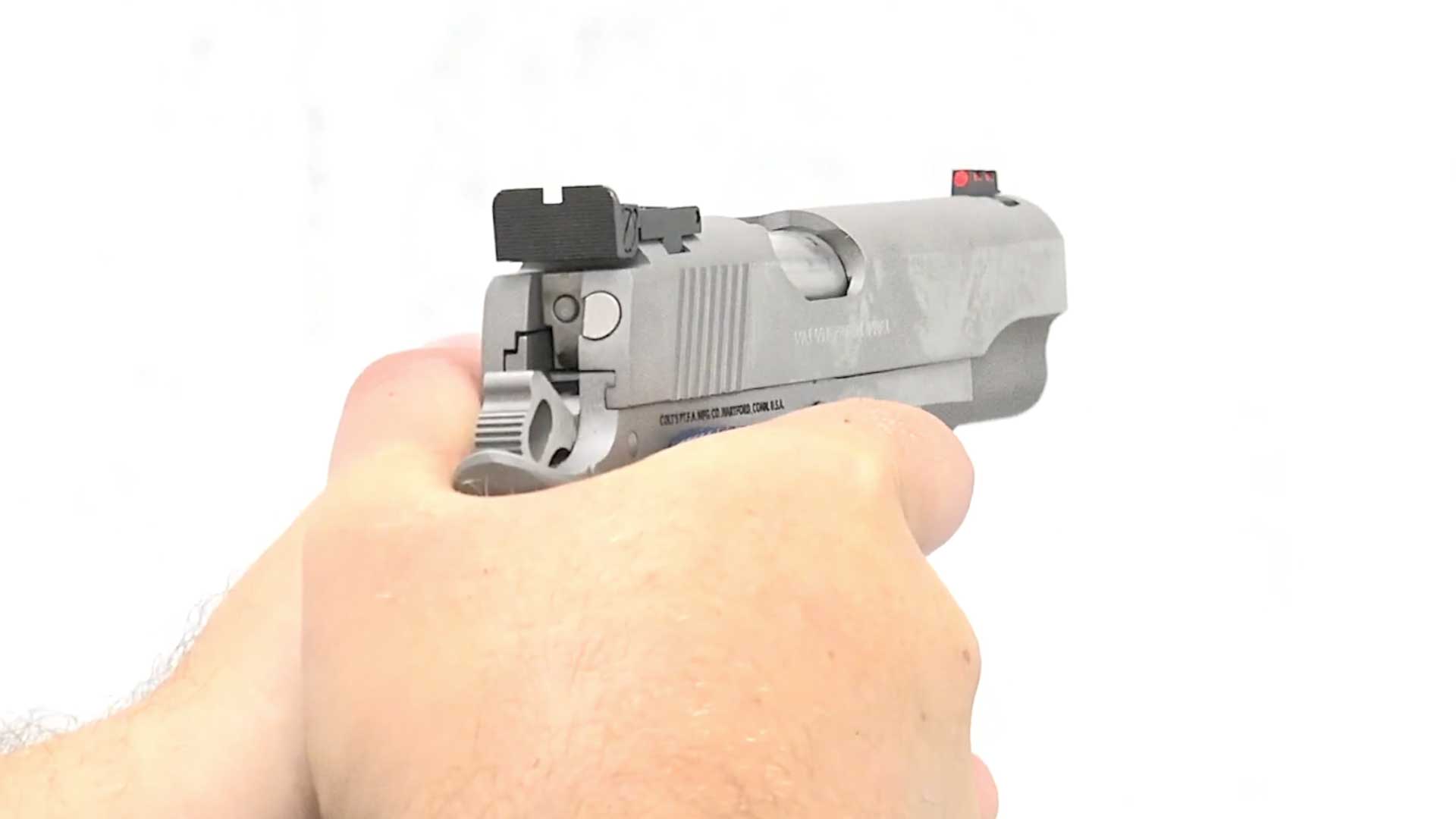 hands gun pistol handgun shooting semi-automatic 1911 colt 45