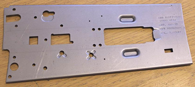 ak receiver flat with rails installed