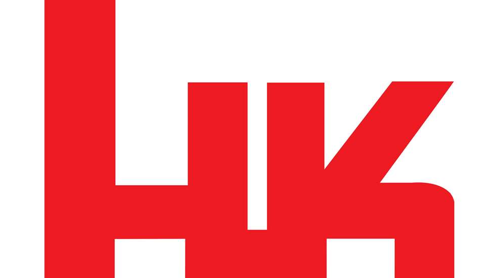 Heckler & Koch red letters HK logo