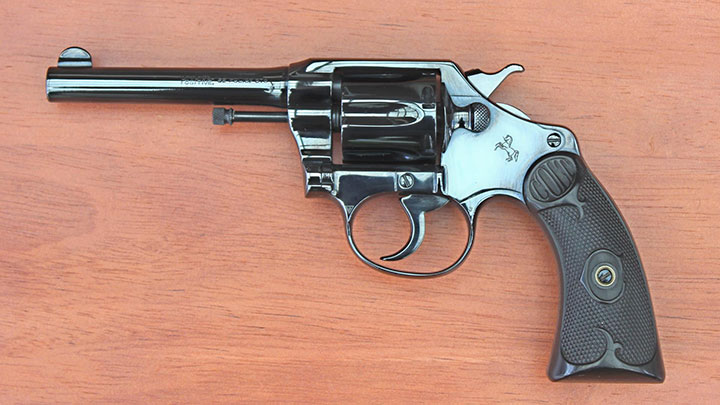 The Colt Police Positive revolver after being refinished by Ford&#x27;s Custom Guns.