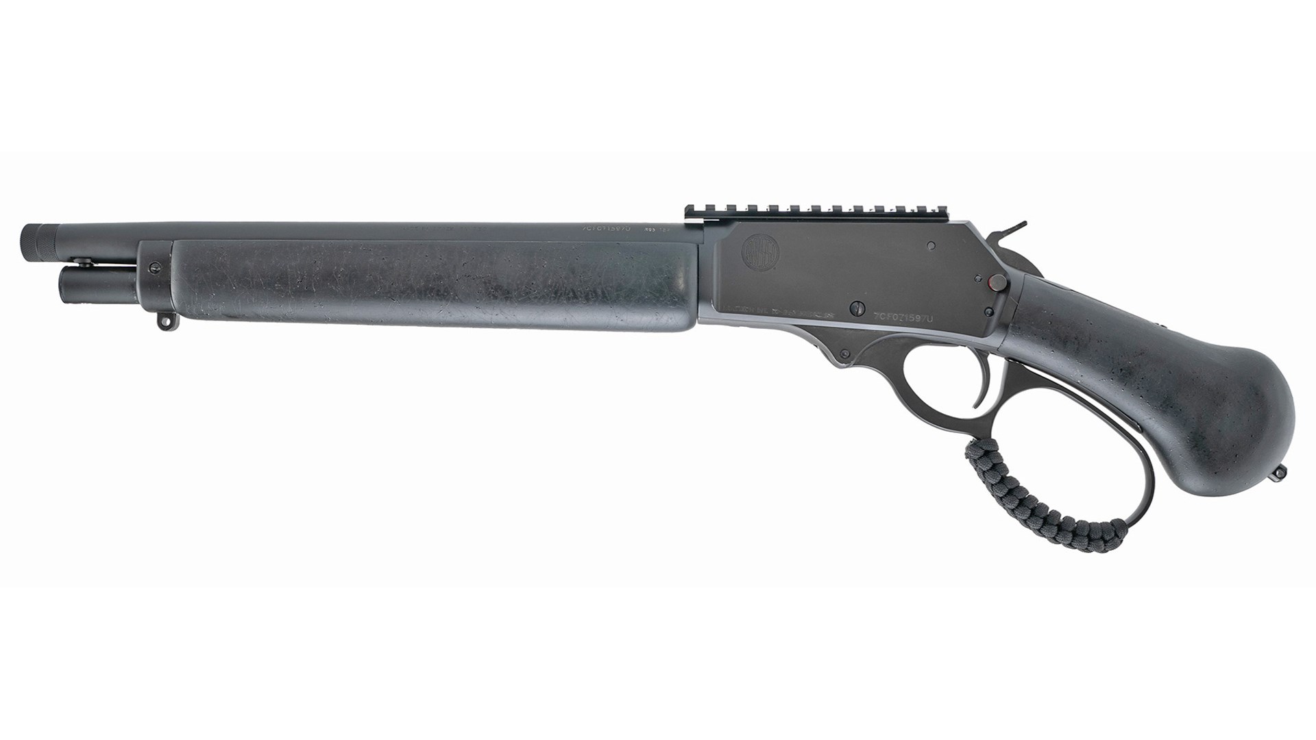 Left side of the Rossi R95 Triple Black pistol.