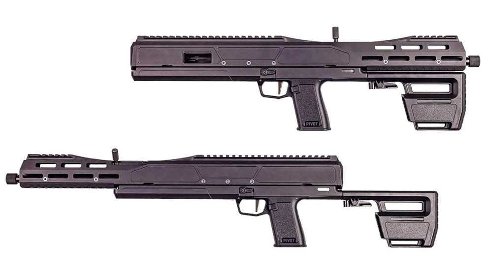 Trailblazer Firearms Pivot pistol-caliber carbine gun black metal plastic rifle 9 mm