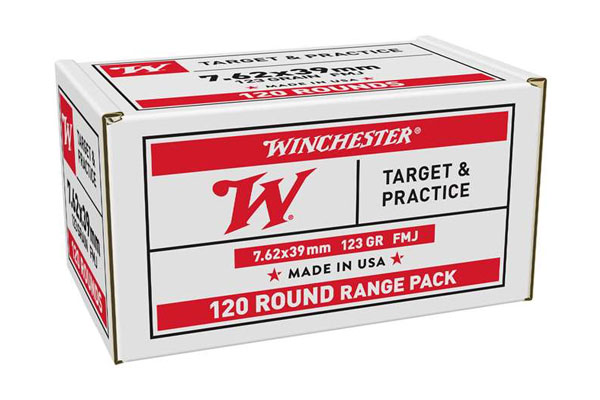 New: Winchester 7.62x39 mm Ammunition Range Packs