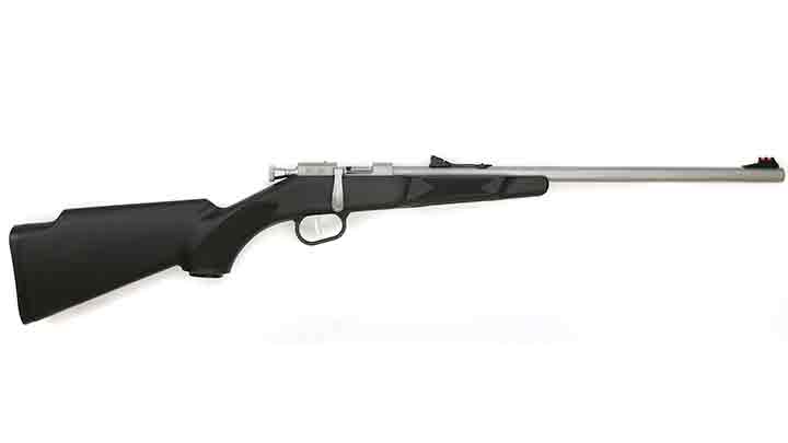 The Henry Repeating Arms model in the &quot;micro-rimfire&quot; category is their Mini-Bolt Youth, which features a stainless steel barrel and action and a synthetic stock.