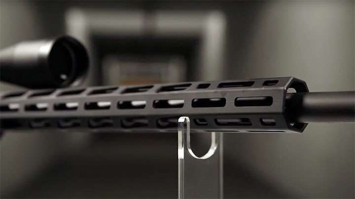 The 15&quot; forend with M-Lock slots.