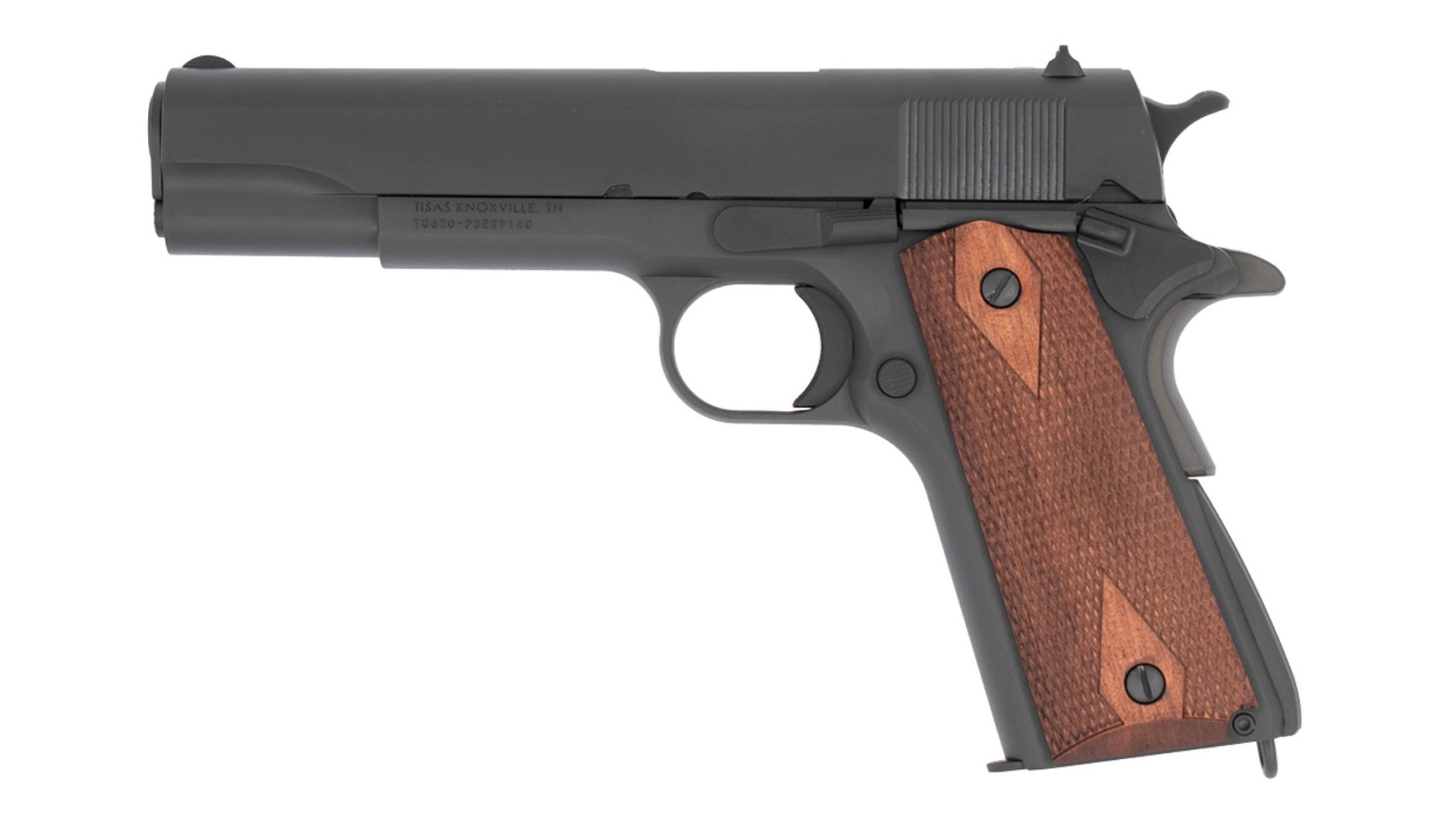Left side of the Tisas Museum-Grade 1911A1 pistol.