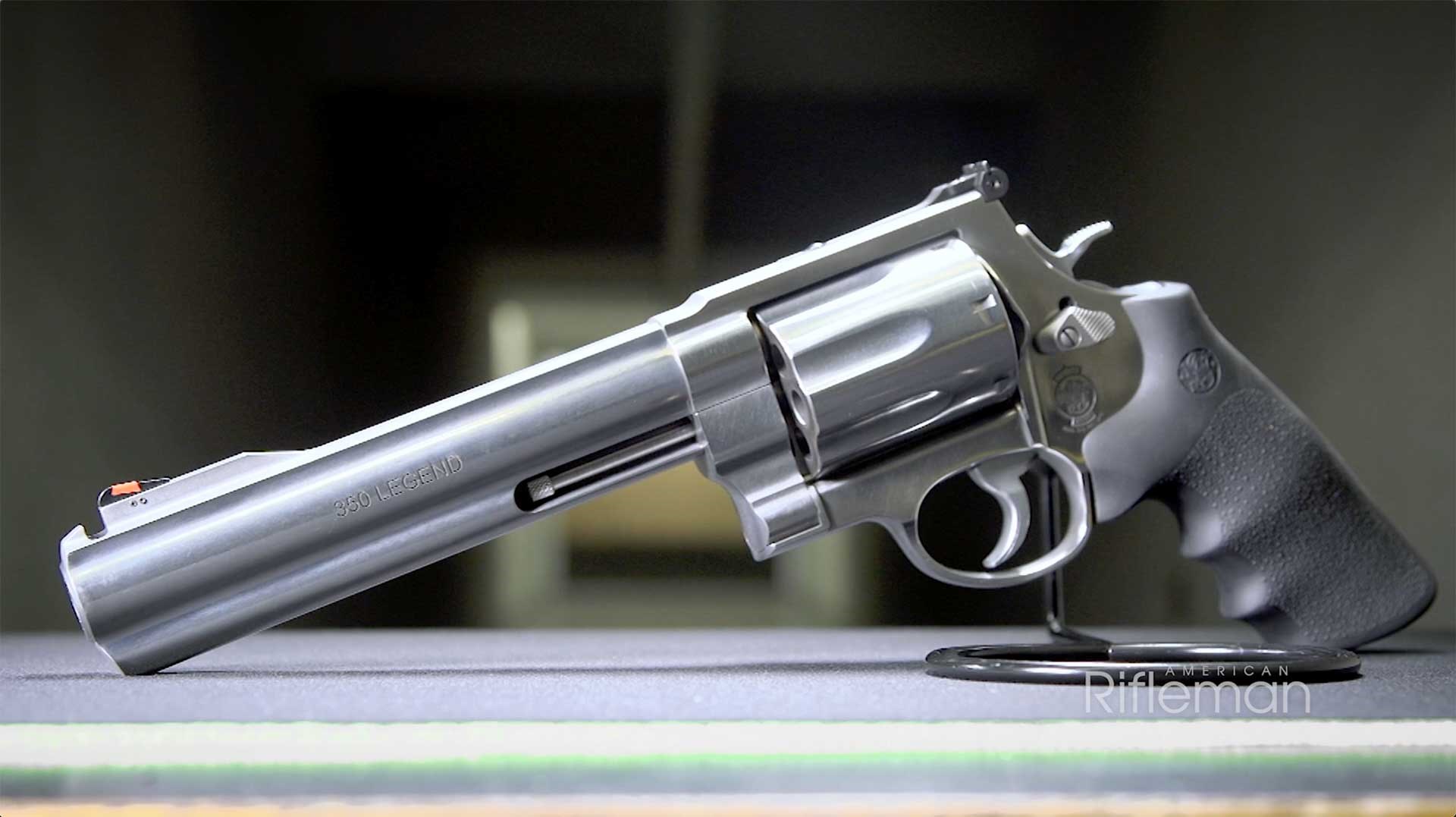Left side of the Smith & Wesson Model 350 revolver.