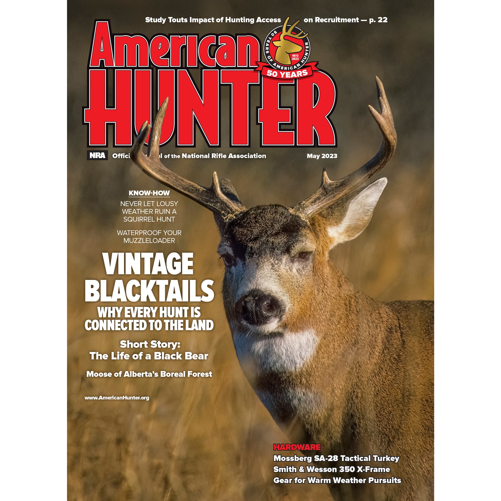 American Hunter magazine cover blacktail deer