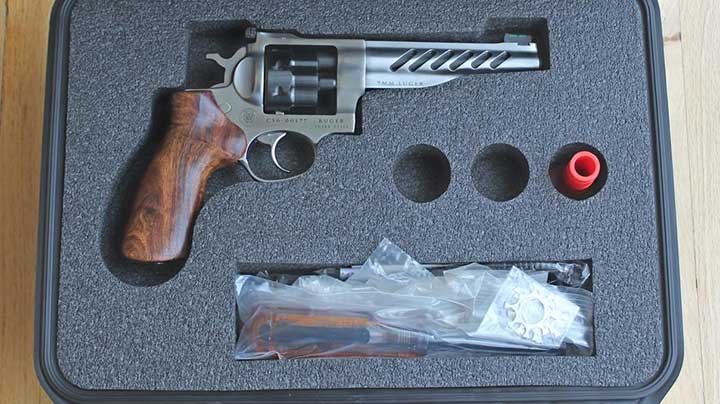 The Ruger GP100 Competition as it comes in the box.