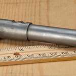 gun barrel and ruler
