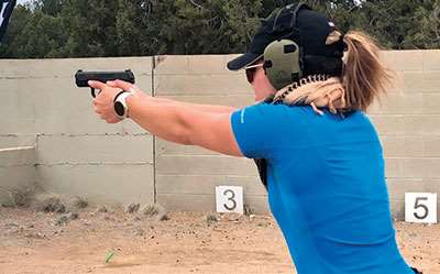 NRA Women shooter