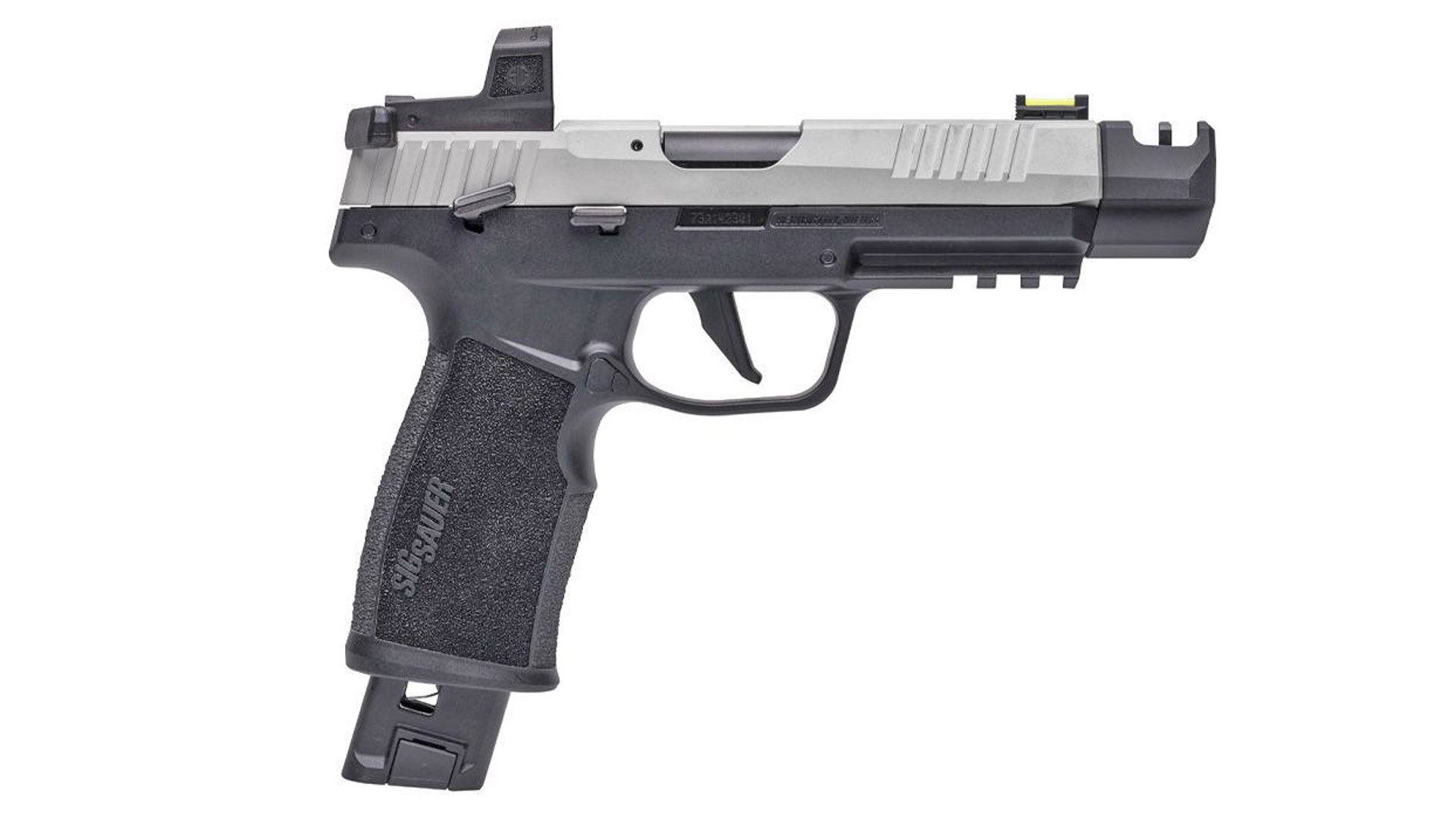 Right side of the SIG Sauer P322-COMP pistol.
