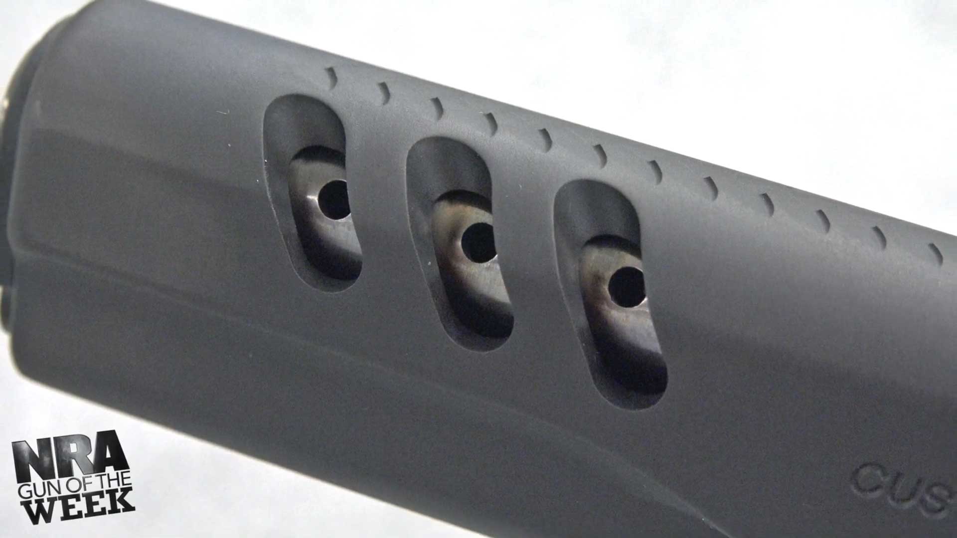 metal steel black holes gun parts