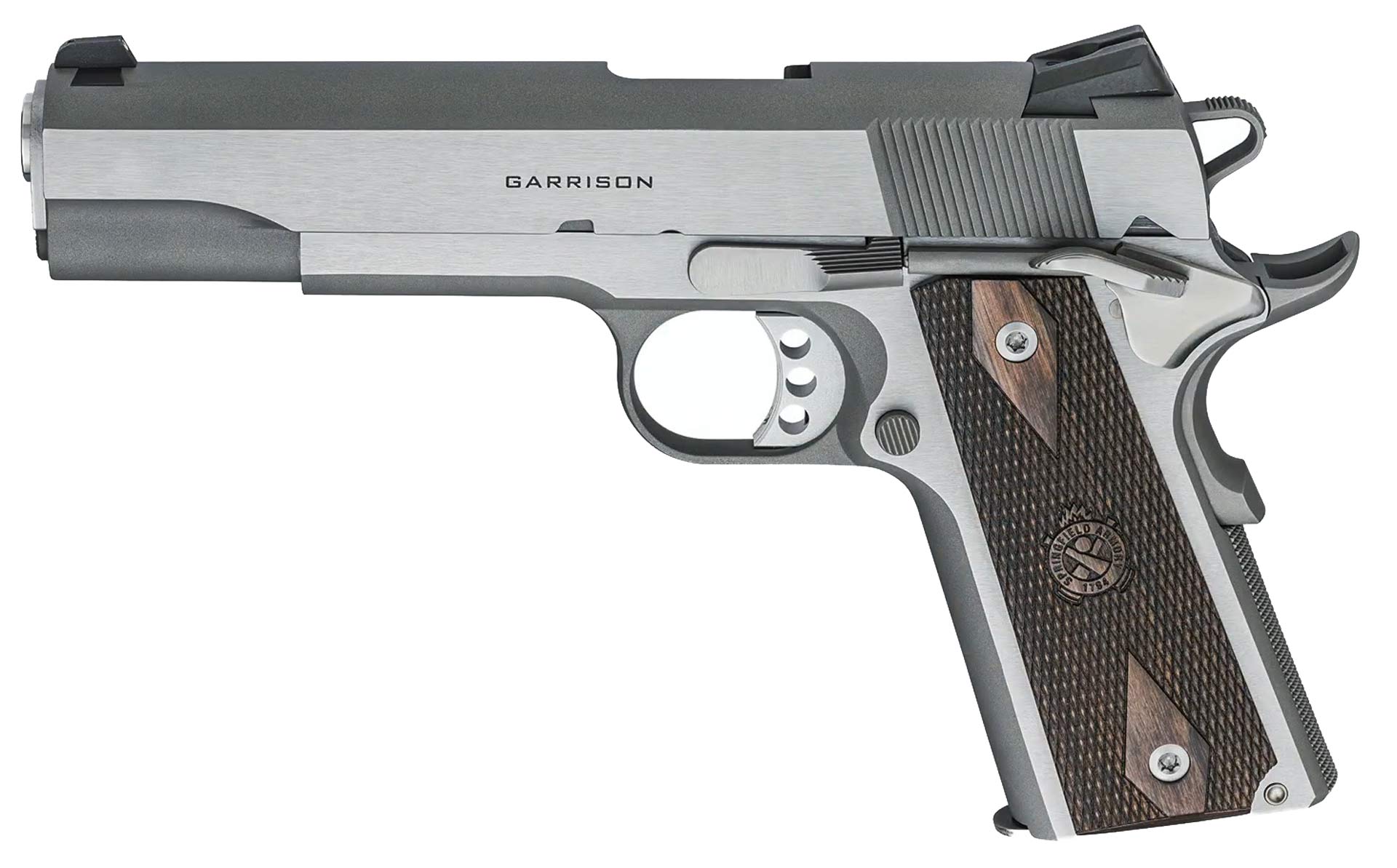 left-side view m1911 pistol garrison springfield armory