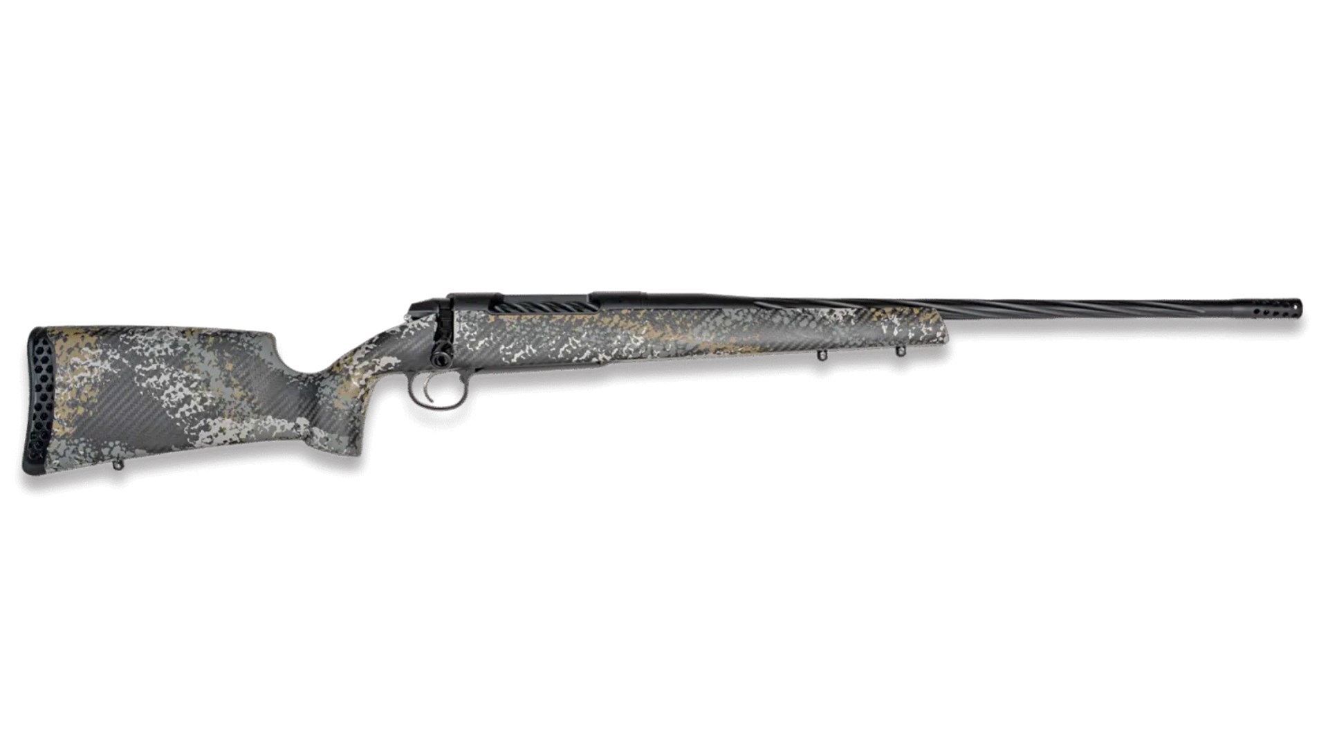 Right side of the Weatherby Model 307 Alpine ST rifle.
