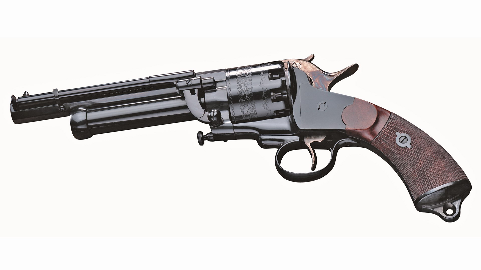 Left side of the Navy model Pietta LeMat revolver.